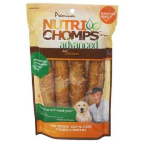 Nutri Chomps Advanced Twists Dog Treat Chicken Flavor (Option: 4 count)