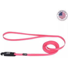 Li'l Pals Nylon Lead (Option: Neon Pink  6' Long x 5/16" Wide)