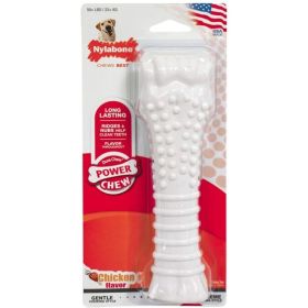 Nylabone Dura Chew Smooth White Dog Bone (Option: Chicken Flavor  Souper (1 Pack))