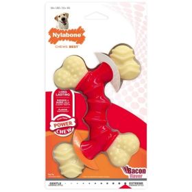 Nylabone Dura Chew Double Bone (Option: Bacon Flavor  Souper  Dogs 50+ lbs)