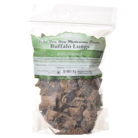 Papa Bow Wow Buffalo Lungs (Option: 0.5 lb)