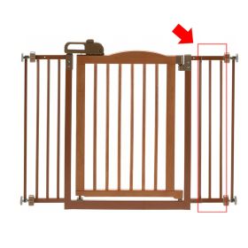 One-Touch Gate II (Option: Touch Gate II Extension in Brown)